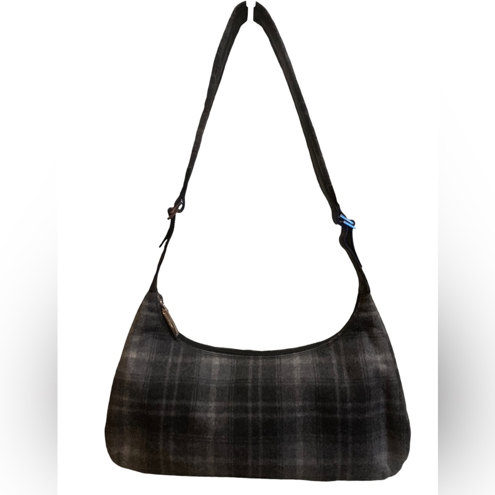 Salvatore Ferragamo
Wool Plaid Shoulder Bag